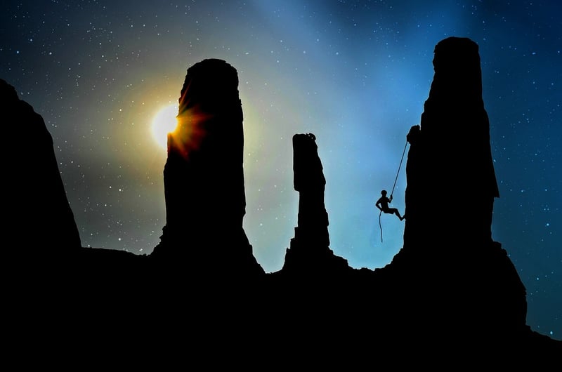 rock climbing